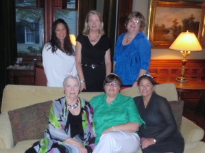 Me with my mother, sisters, and cousins for Three Birthday Weekend in Charleston.  Note the tiaras.